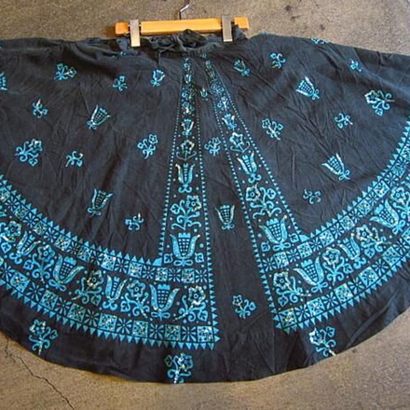50s メキシカンサーキュラースカート　ヴィンテージ　希少 50's-60's Mexican circular skirt／50-60年代 メキシカン
