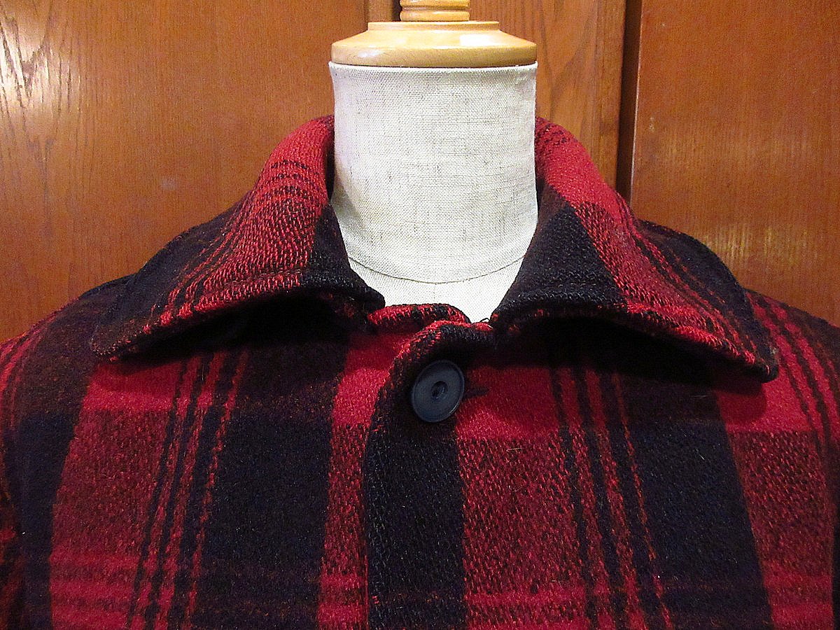 ビンテージ30's40's○DRYBAKチェックウールハンティング ビンテージ30's40's○DRYBAKチェックウールハンティング