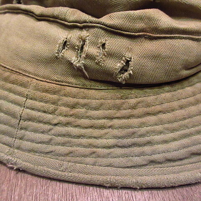40s Vintage U.SARMY HBT ハット MILITARY - デッドストック 40s ビンテージ US ARMY HBT