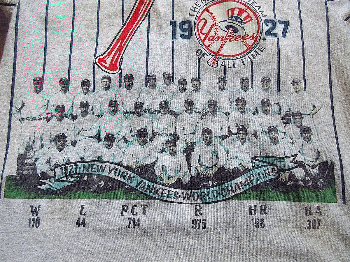 ビンテージ90's○WORLD SERIES NEW YORK YANKEESオールオーバープ