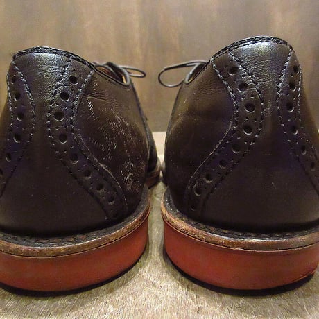 ビンテージ●COLE-HAANサドルシューズ焦げ茶8 1/2 D/B●220125i1-m-dshs-265cm コールハーン革靴メンズ