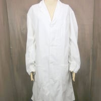 ビンテージ60’s70's●Fashion Seal Uniformsエンジニアコート白size M●250425j5-m-ct古着1960s1970s上着