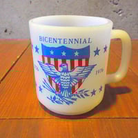 ビンテージ70’s ●Glasbake BICENTENNIAL 1776-1976マグカップ白●250317j6-tbwr雑貨インテリア小物1970s