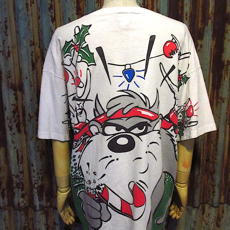 ビンテージ90's○Looney Tunes ”Tasmanian Devil”オールオーバー