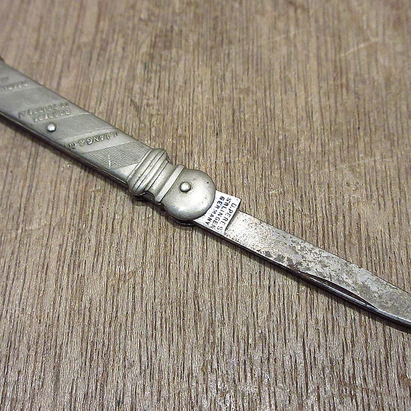 ビンテージ~50's○J. LANG & Co.ポケットナイフ○231217i6-otclct ビンテージ~50's○J. LANG & Co.ポケットナイフ○231217i6-otclct