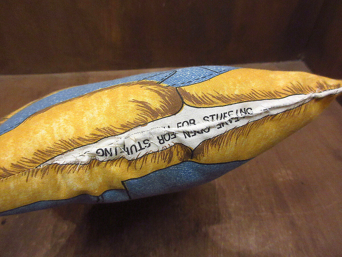 ビンテージ70's○タヌキクッション○230531i8-dollドール枕