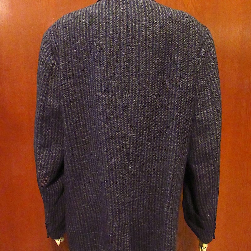 ビンテージ50's○Fahey-Brockmanウールストライプ3Bテーラード