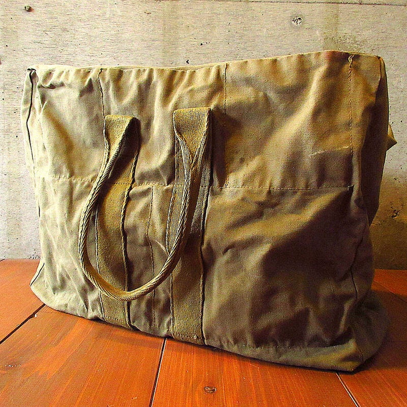 ビンテージ40's○U.S. NAVYステンシル入りパラシュートトラベリング