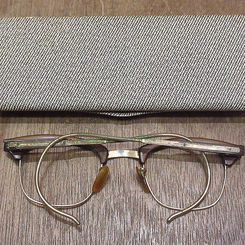 ビンテージ50's60's○ケース付きAmerican Optical 1/10 12KGFサ