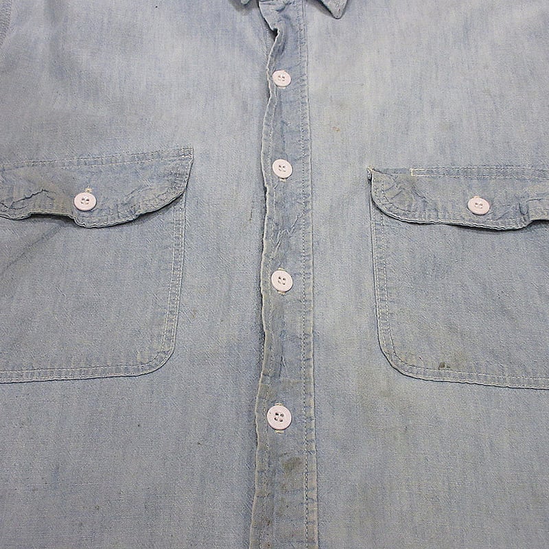 90s デッドストック BIGMAC ビッグマック シャンブレー　シャツ　グレー 2025年最新】bigmac シャンブレーシャツの人気アイテム - メルカリ