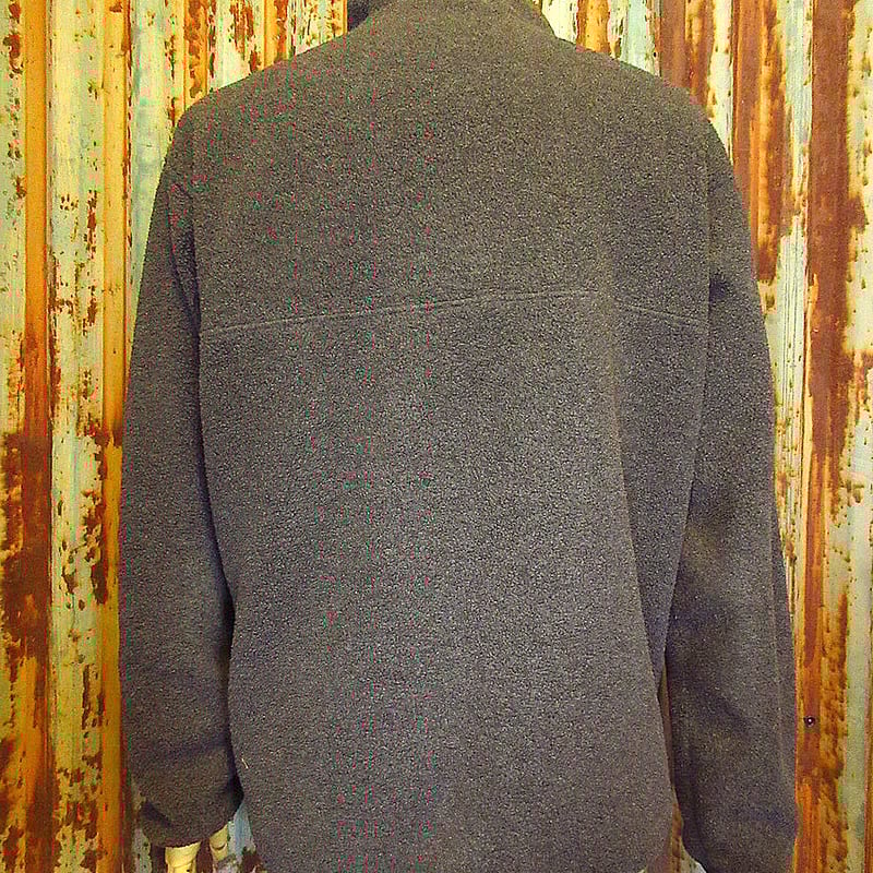 ビンテージ90's○Patagonia SYNCHILLAスナップTグレー×オリーブsize