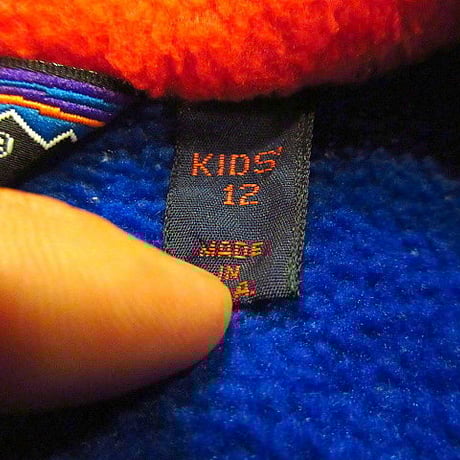 ビンテージ80's●Patagonia三角タグキッズフリースベストsize12●200601f11-k-vsパタゴニアトップス子供服アウトドア