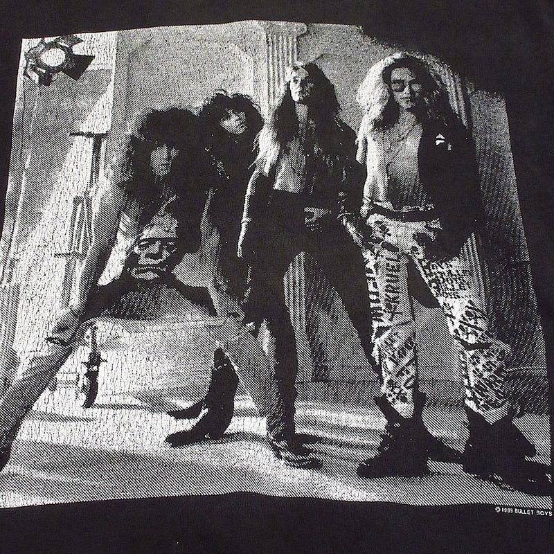 ビンテージ80's○BULLET BOYS 1989年ツアーTシャツ黒size L