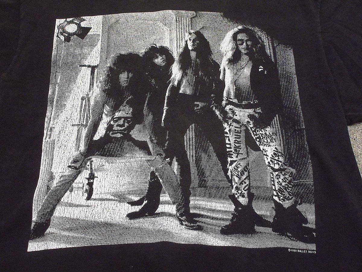 ビンテージ80's○BULLET BOYS 1989年ツアーTシャツ黒size L