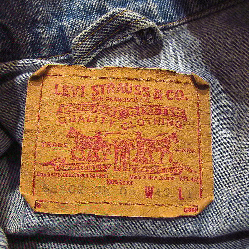 LEVISTRAUSS & CO. 赤 デニムジャケット Levi's - ☆希少美品☆80年代Levi'sデニムジャケット 赤✕黒裏地