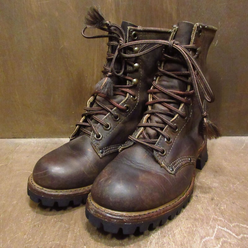 FRYEレディースレザーワークブーツ茶○230311j1-w-bt-24cm古着フライ