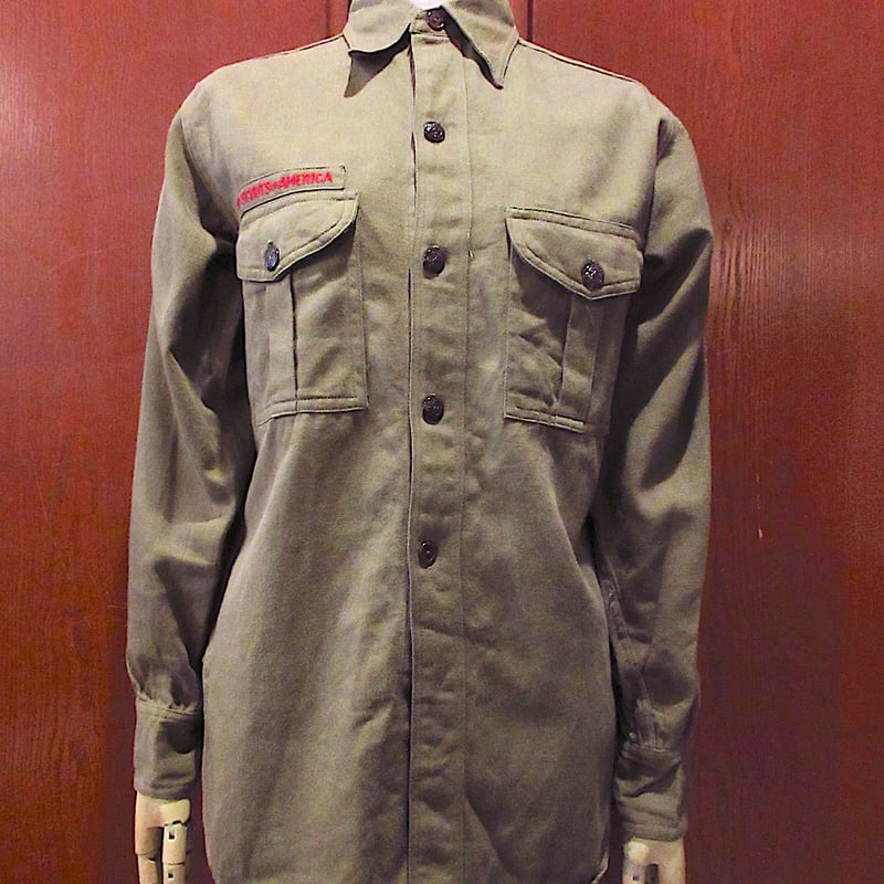 ビンテージ30's40's○BOY SCOUTS OF AMERICAチェンジボタンマチ付き長