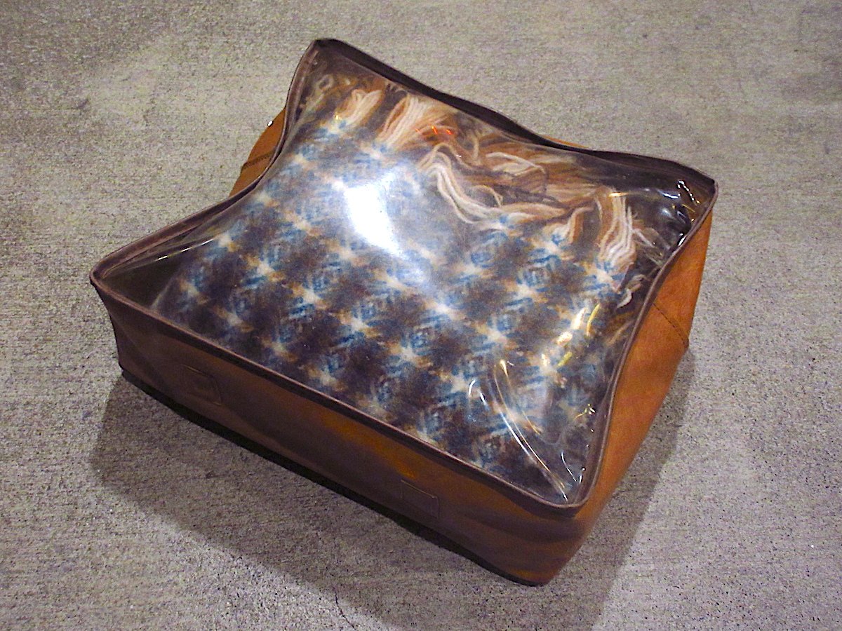 ビンテージ70's○PENDLETONケース付きチェック柄ウールブランケット