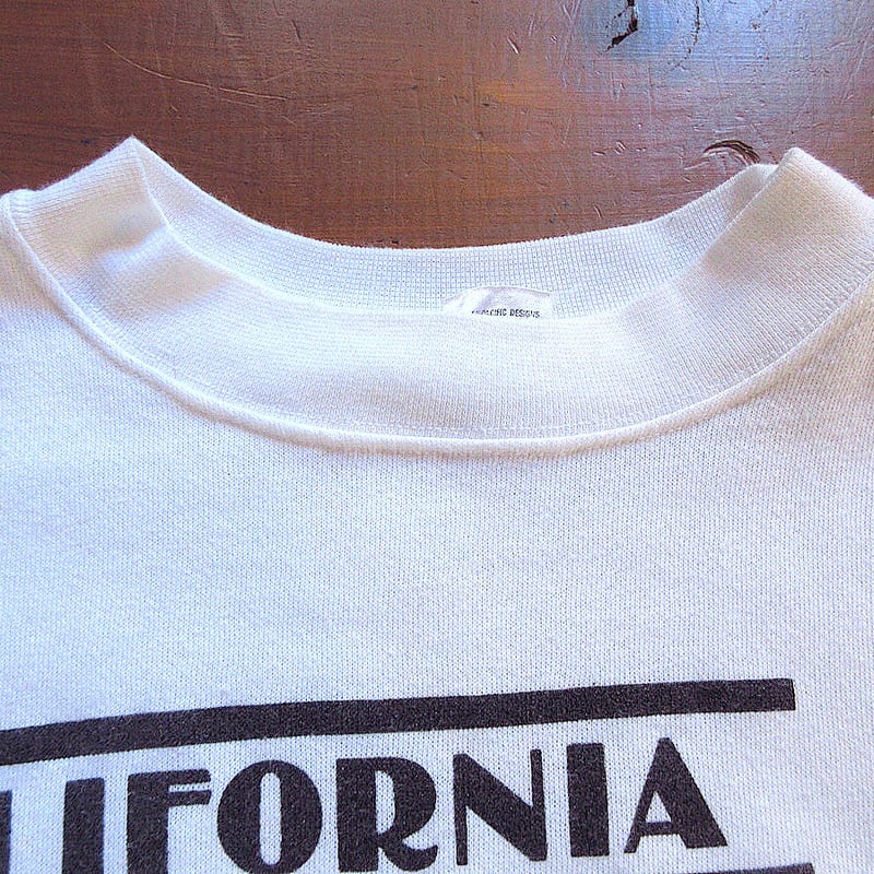 ビンテージ90's○CALIFORNIAヨットプリントスウェットsize L / XL○241