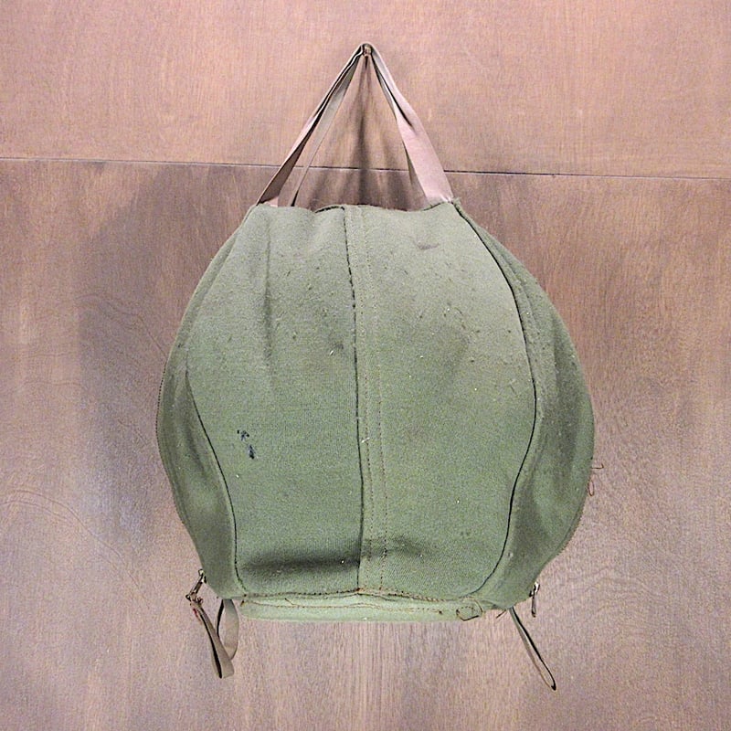 ビンテージ60's○U.S.NAVYヘルメットバッグ○250901n7-bag-hnd海軍ミリ