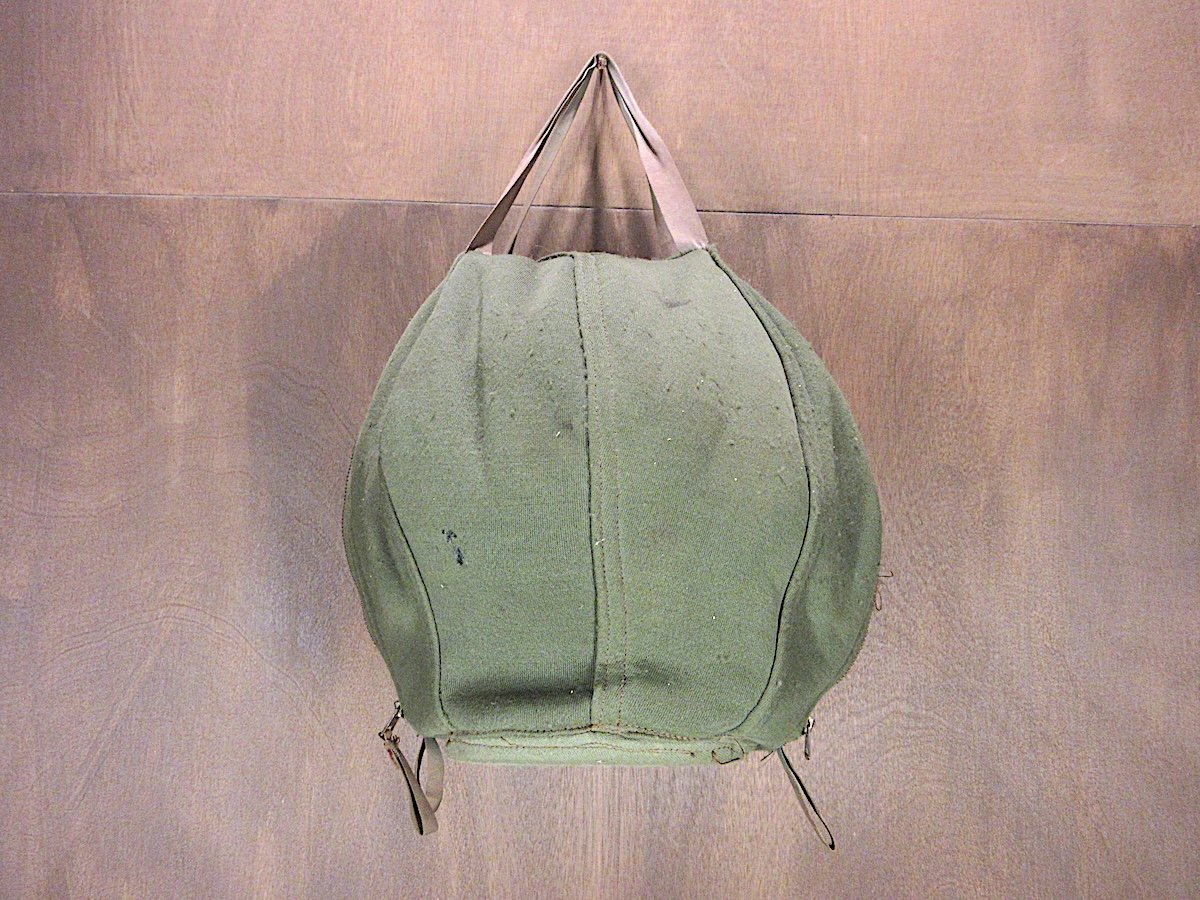 激レア！60年代 USN helmet Bag ヴィンテージ 巾着バッグ ビンテージ60's○U.S.NAVYヘルメットバッグ○250901n7-bag-hnd海軍ミリ