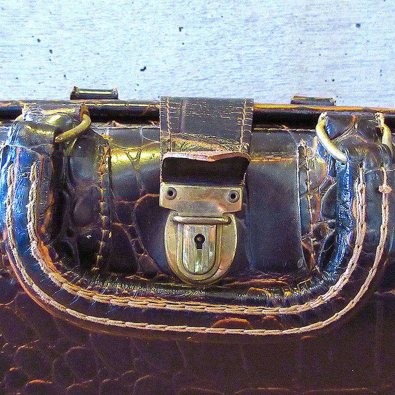 【極希少】70s フランス ヴィンテージ オールレザー ボストンバッグ Y2K FREE STYLISTS ショルダーバッグ バッグ Y2K メタリック ボストン