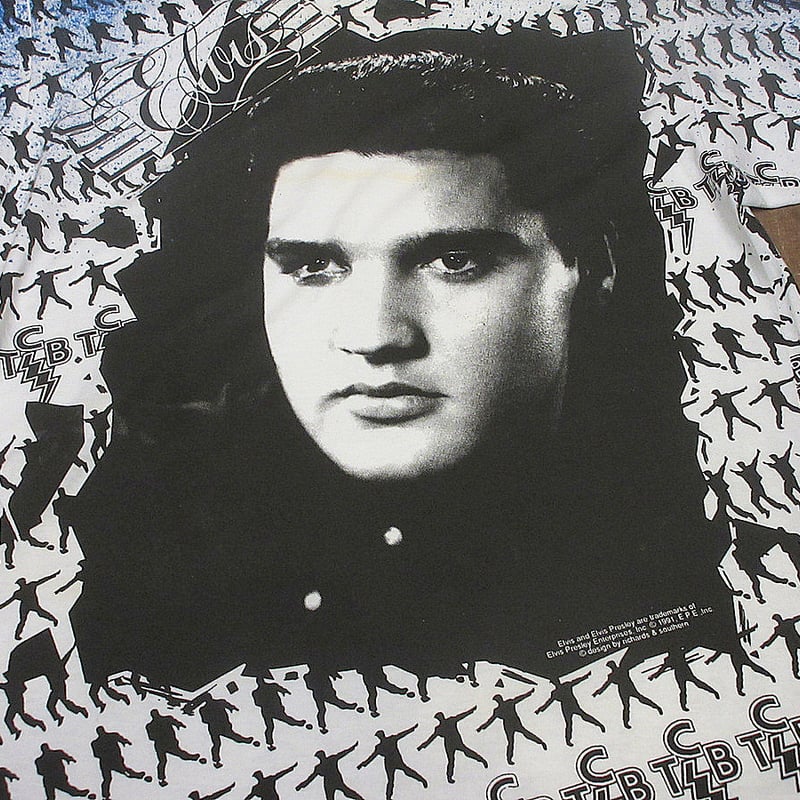 ビンテージ90's○DEADSTOCK Elvis Presleyオールオーバー