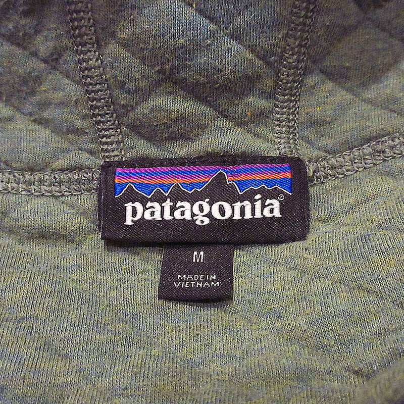 Patagoniaキルティングスウェットジップアップパーカsize M
