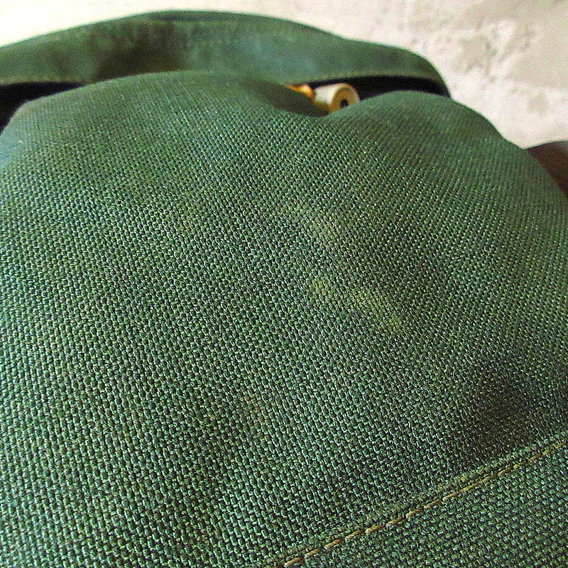 ビンテージ70's○ナイロンバックパック緑○240620k8-bag-bp ビンテージ70's○ナイロンバックパック緑○240620k8-bag-bp