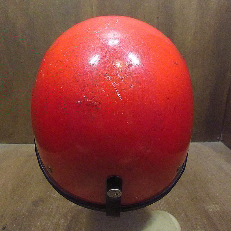 ビンテージ60's○BUCO GUARDIANバイザー付きハーフヘルメット赤 ビンテージ60's○BUCO GUARDIANバイザー付きハーフヘルメット赤