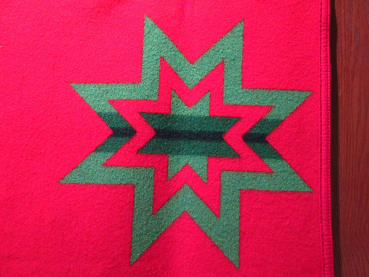 ビンテージ80's90's○PENDLETONネイティブ柄ウールブランケット ビンテージ80's90's○PENDLETONネイティブ柄ウールブランケット