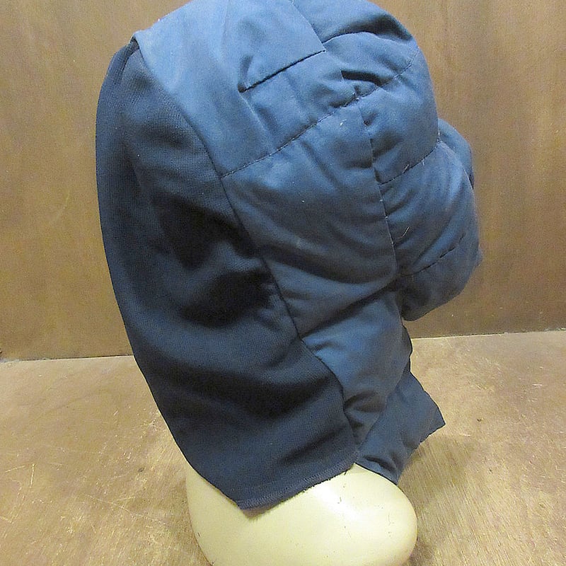 珍品 70s SNOHAWK ダウンマスク ビンテージ70's80's○SNOHAWKダウンフェイスマスク紺○241123j7
