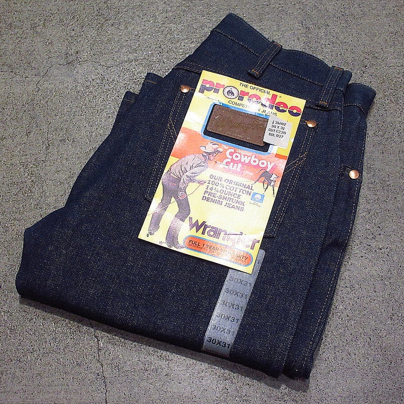 Wrangler  ヴィンテージジーンズ ビンテージ○DEADSTOCK Wrangler 13MWZストレートジーンズ表記