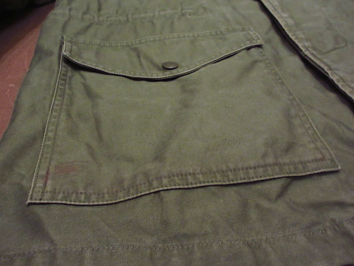 ビンテージ60's○USAFコットンサテンキャトルジャケットsize M-R