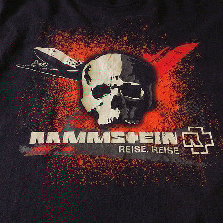 ビンテージ2000’s●RAMMSTEIN REISE REISEプリントTシャツ黒size L●240714j7-m-tsh-bnバンT古着00sラムシュタイン