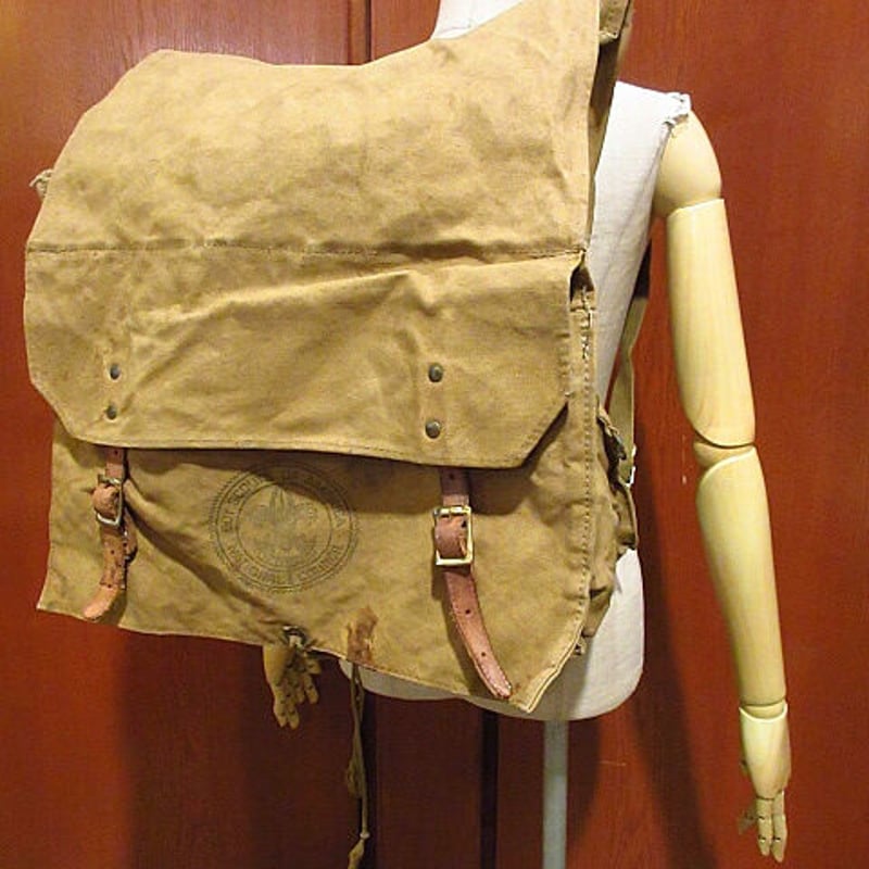 ビンテージ~60's○BOY SCOUT OF AMERICAキャンバスバックパック