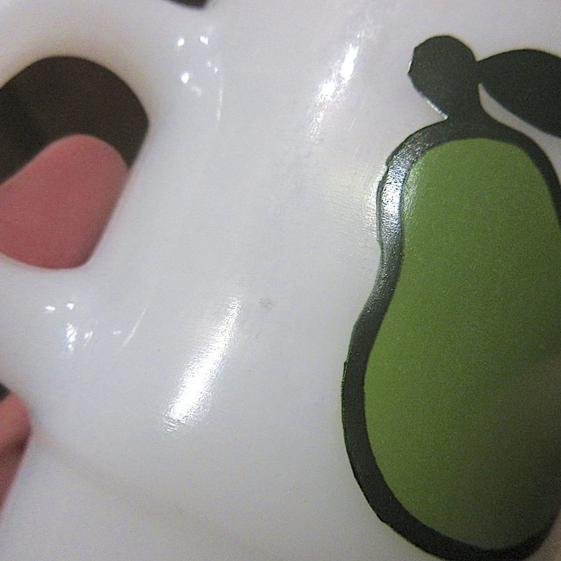 ビンテージ○Fire Kingスーパーフルーツピアースタッキングマグ