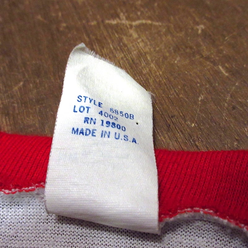 ビンテージ70's○グーフィースキープリントリンガーTシャツsize