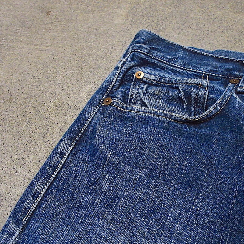 ビンテージ40's50's○Levi's 501 XX片面タブ47モデル実寸W81cm