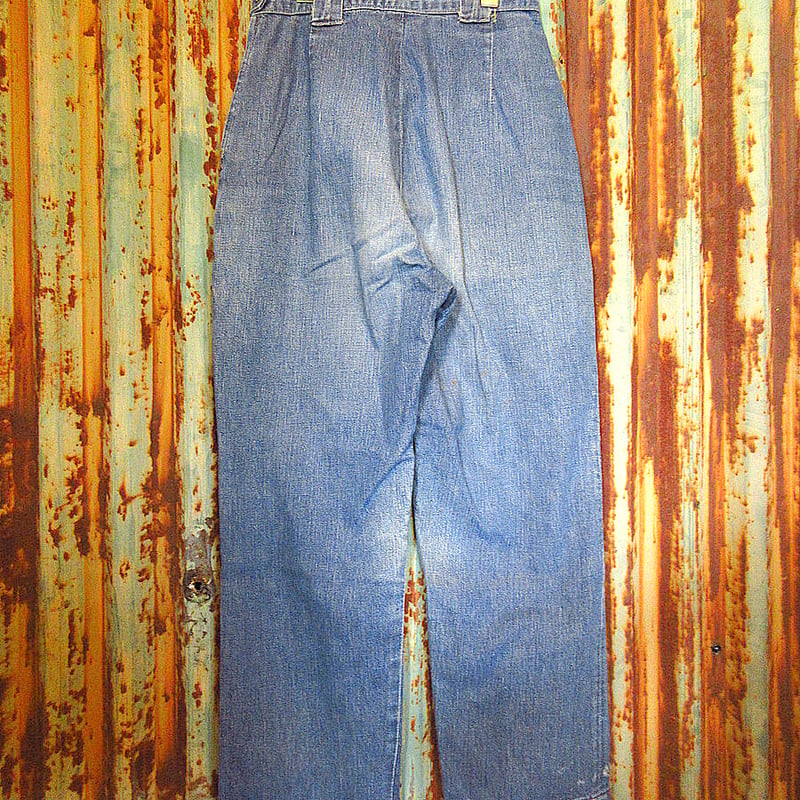 ビンテージ50's○Levi'sデニムランチパンツ実寸W64○231226k3-w ビンテージ50's○Levi'sデニムランチパンツ実寸W64○231226k3-w