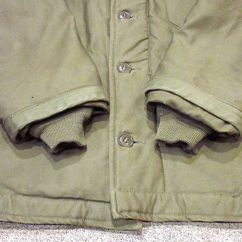 ビンテージ60's○U.S.NAVYステンシル入り初期型A-2デッキジャケット