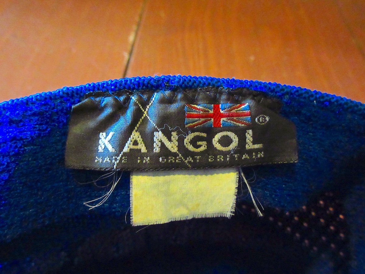 ビンテージ90's○KANGOLメッシュハンチング帽青○250908z6-m-cp-htgカン