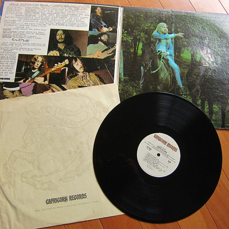 GREGG ALLMAN○LAID BACK CAPRICORN RECORDS CP 011