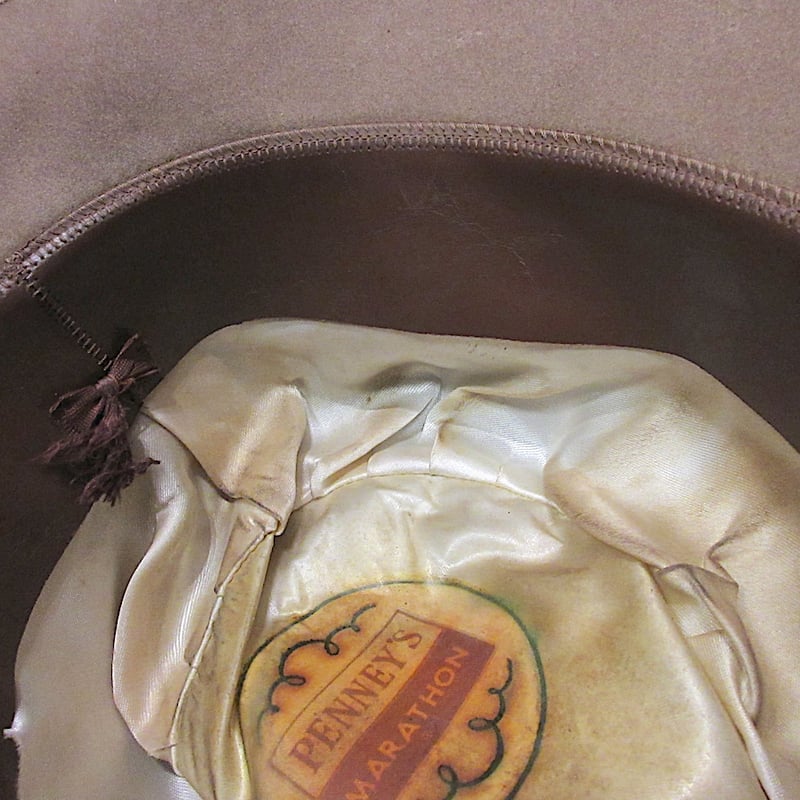 ビンテージ40's50's○PENNEY'Sフェドラハット○251023z3-m-ht-flt