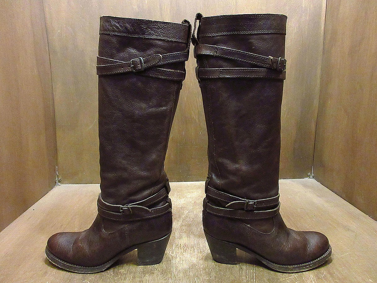 FRYE○レディースロングウエスタンブーツ茶size 6B○231217i1-w FRYE○レディースロングウエスタンブーツ茶size 6B○231217i1-w