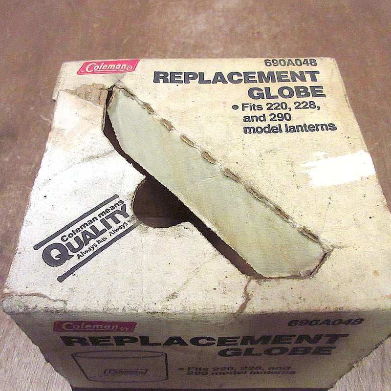 ビンテージ○DEADSTOCK Colemanランタン用グローブ○231107j2-otdeq