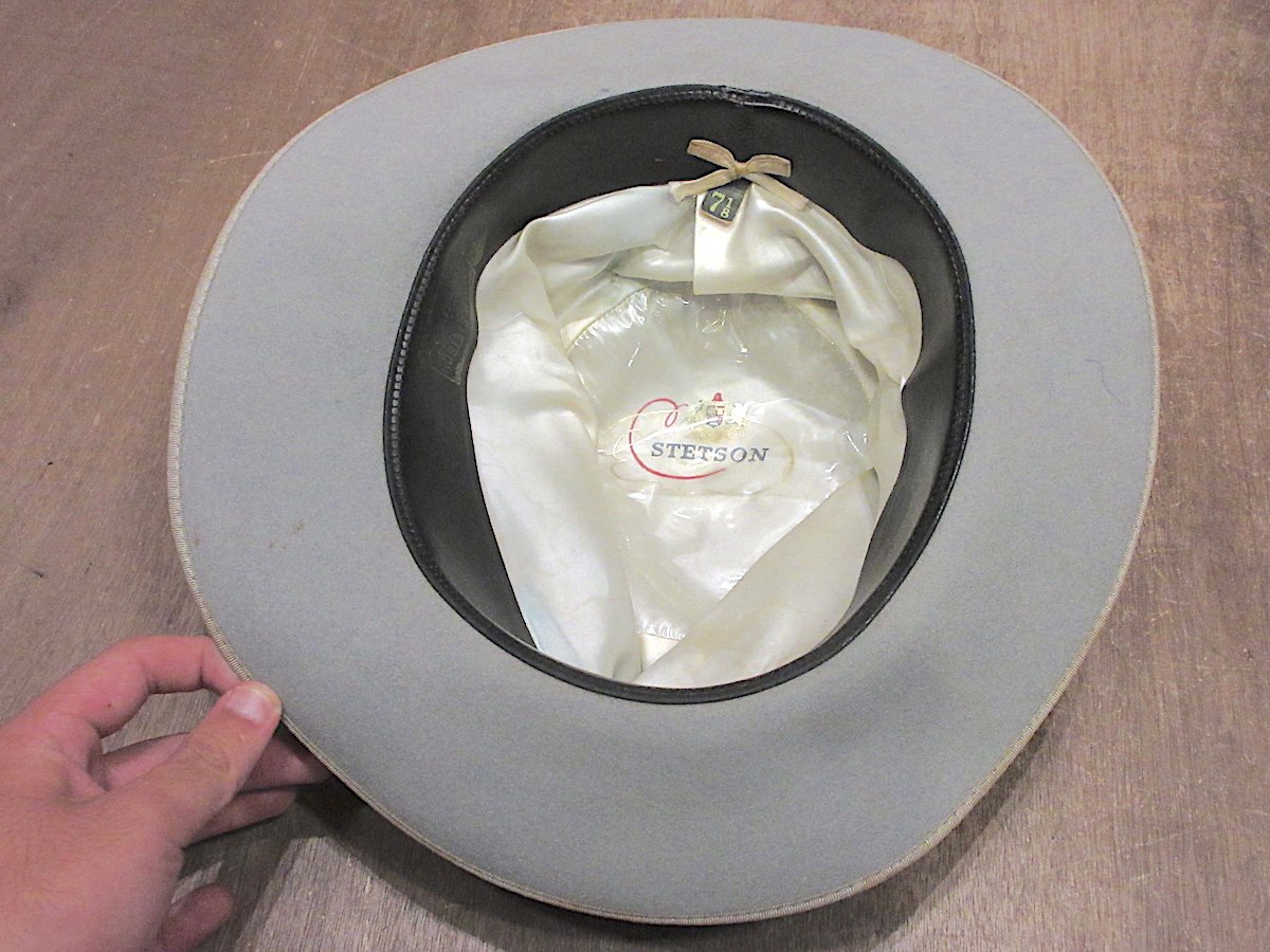 ビンテージ70's○STETSON OPENROADフェドラハットグレーsize 7 1/8○