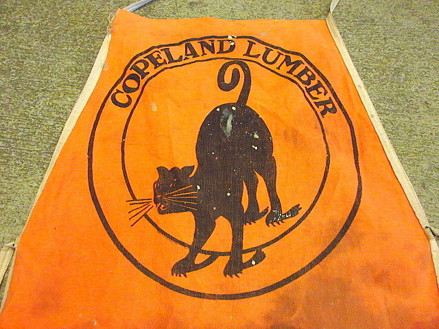 ビンテージ-60's○COPELAND LUMBERキャンバスワークエプロン橙○200616s