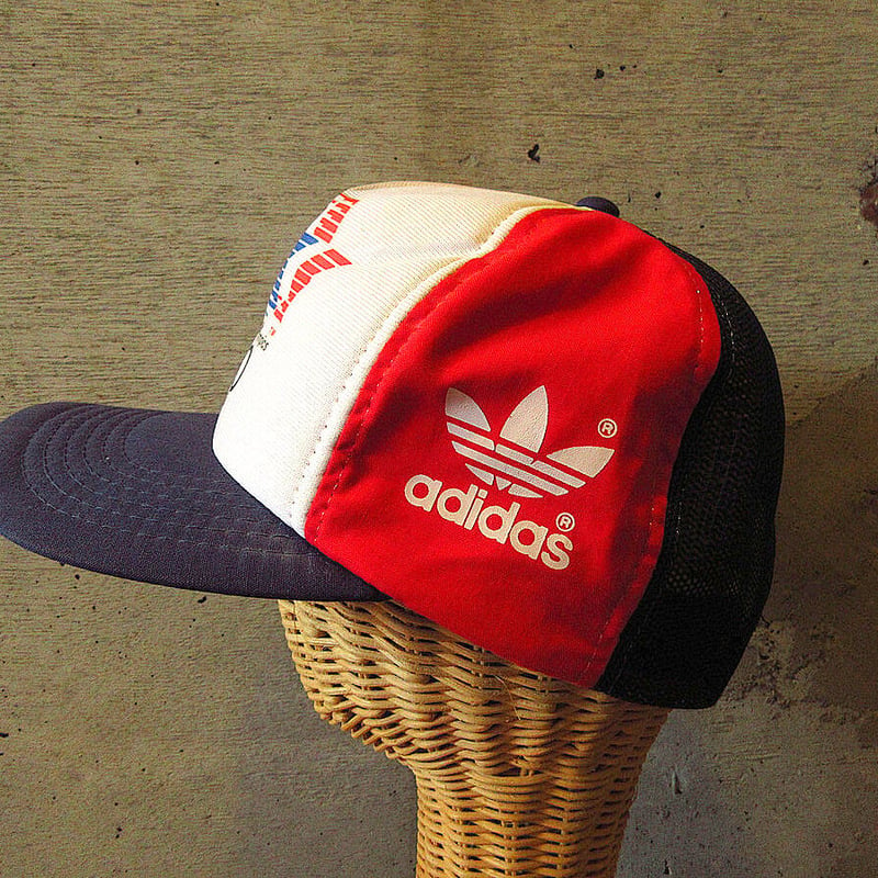 ビンテージ90's○adidasロサンゼルスオリンピック1984スナップバック