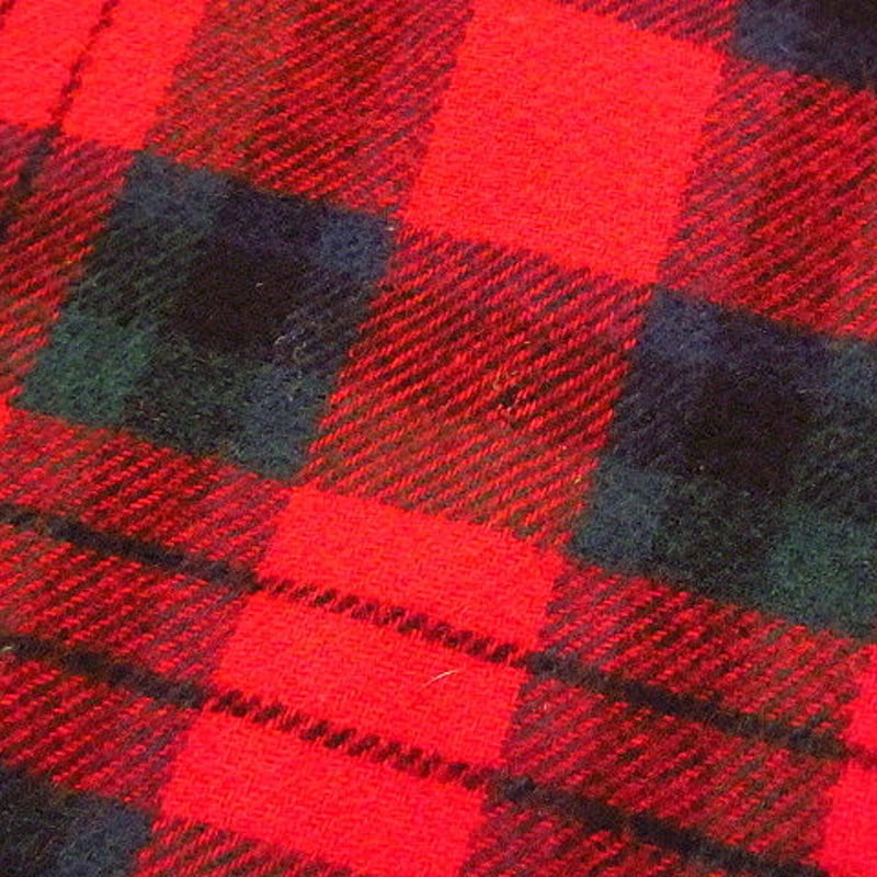 ビンテージ70's○PENDLETONタータンチェックウールブランケット赤